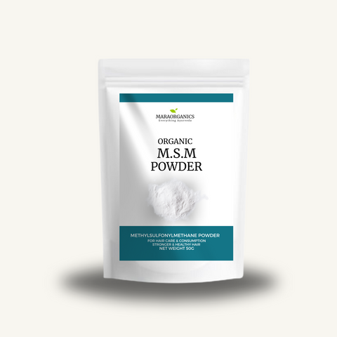 Nsm Powder MSM Powder: Support Joint Health & Hair Strength – Mara Organics