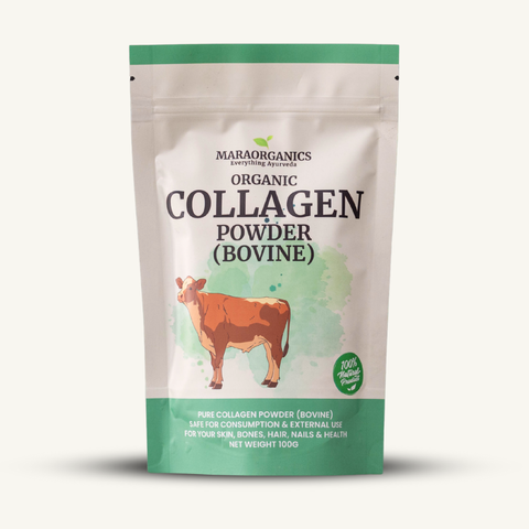 Collagen-(Bovine)-Powder 100G  maintain joint flexibility and reduces stiffness - By Mara Organics