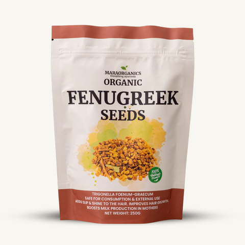 Fenugreek-Seeds-250G - help balance blood sugar levels -  By Mara Organics