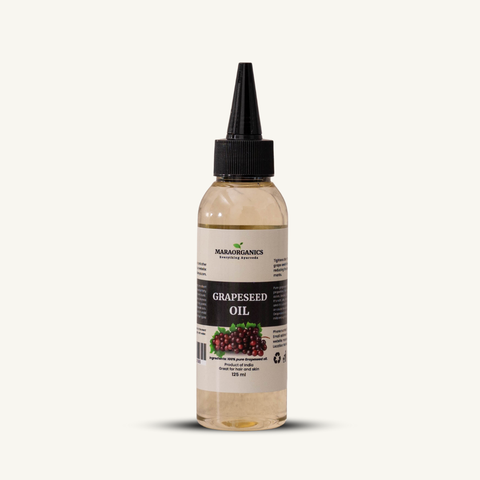 Grapeseed-Oil-125Ml-an excellent emollient, preventing dryness and locking in moisture. - By Mara Organics