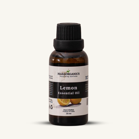 Lemon-Essential-Oil-30Ml-Uplifts mood and reduces mental fatigue -By Mara Organics