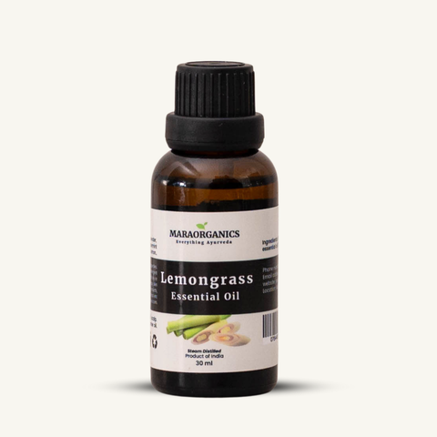 Lemongrass-Essential-Oil-30Ml -cleanse and tone the skin, promoting a clear complexion -By Mara Organics