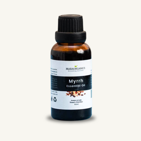 Myrrh-Essential-Oil 30Ml-Supports healing of cracked, dry or inflamed skin-By Mara Organics