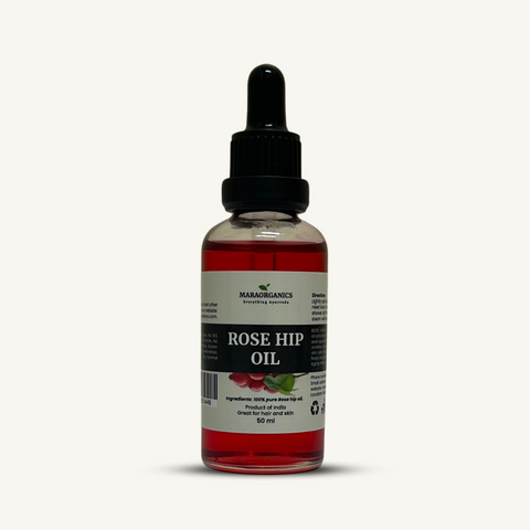 Rosehip-Oil 50Ml-Hydrates dry, itchy skin and may reduce the appearance of stretch marks and scars. -By Mara Organics
