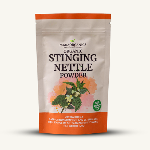 Stinging-Nettle-Powder-100G  Stinging Nettle Powder: Iron Rich By Mara Organics