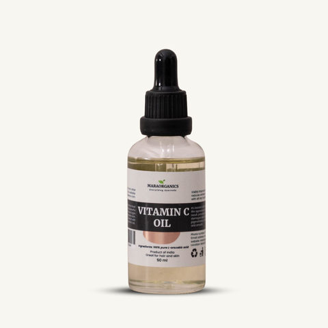 Vitamin-C-Oil-50Ml -Helps fade dark spots, hyperpigmentation, and discoloration  -By Mara Organics
