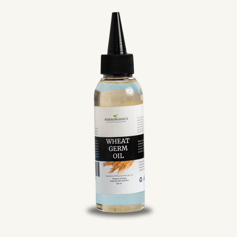 Wheat-Germ-Oil-125Ml  -Strengthens weak, brittle strands and helps prevent split ends -By Mara Organics