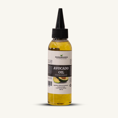 Avocado-Oil-Cold-Pressed 125Ml  moisturizes and softens dry, cracked, or aging skin: By Mara Organics