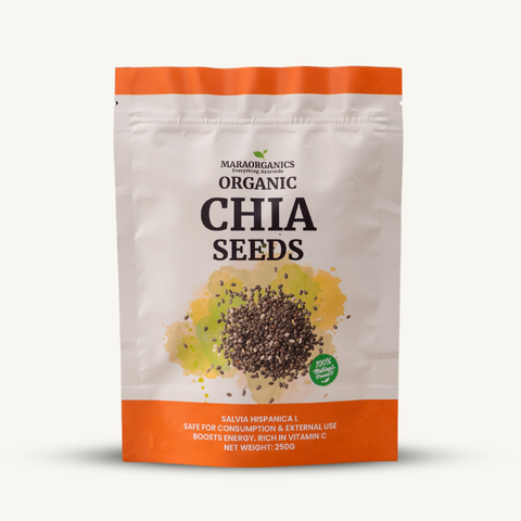 Chia-Seeds 250G  Chia Seeds Are Tiny, Nutrient Dense- By Mara Organics