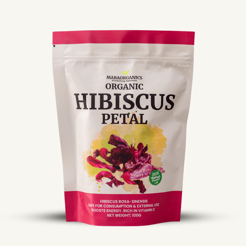 Hibiscus-Petals-100G-Supports Cardiovascular Health: By Mara Organics