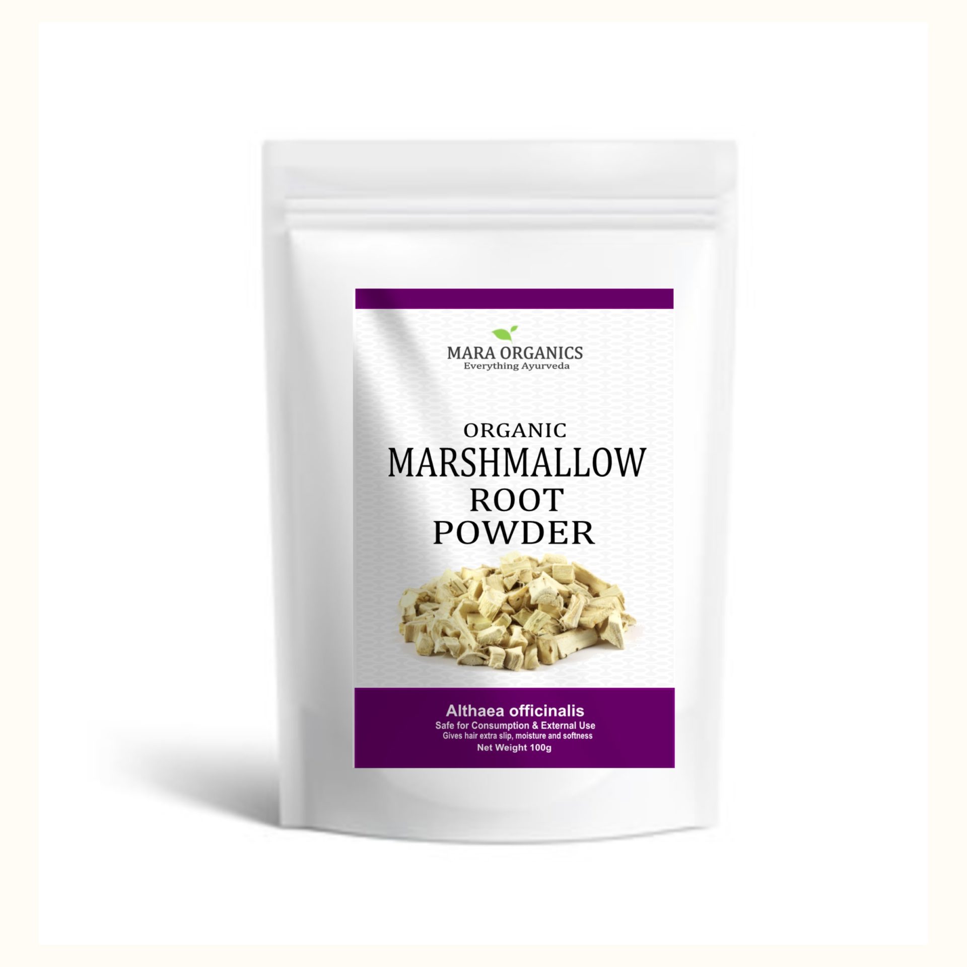 Marshmallow Root Powder -100g – Mara Organics